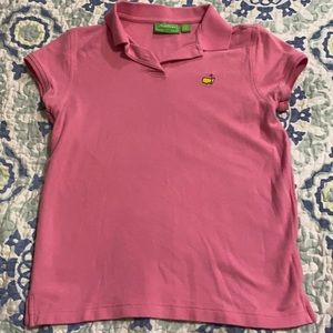 Masters polo, pink. Youth XL